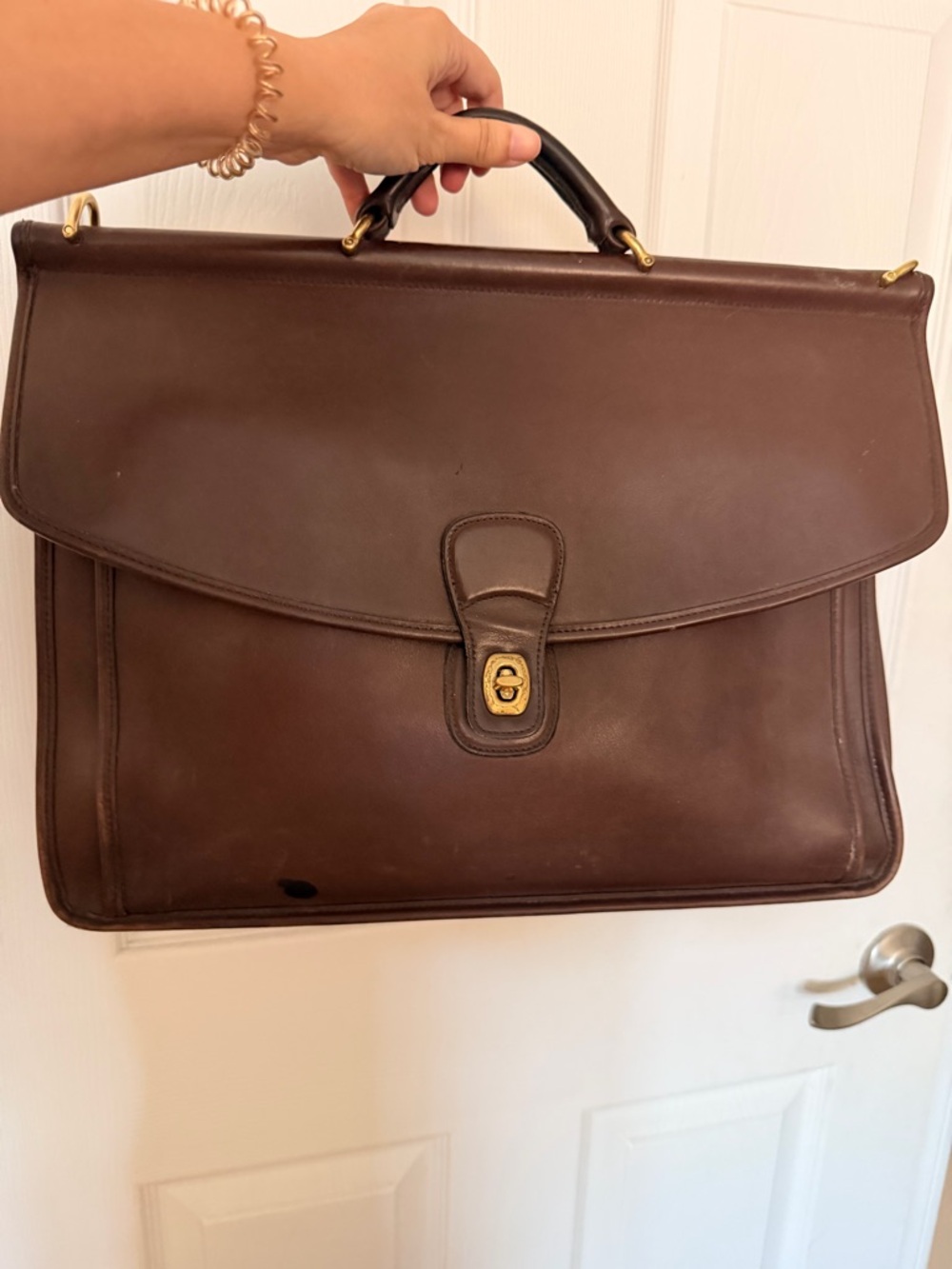 Vintage 1997 Coach briefcase 5266 bag